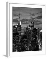 Chrysler Building and Midtown Manhattan Skyline, New York City, USA-Jon Arnold-Framed Photographic Print