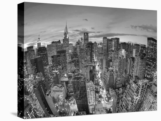 Chrysler Building and Midtown Manhattan Skyline, New York City, USA-Jon Arnold-Stretched Canvas