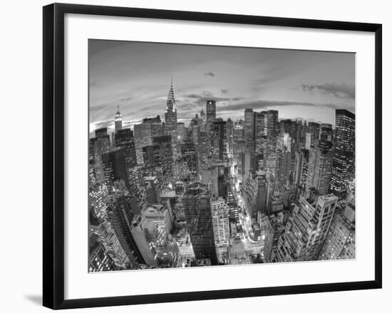 Chrysler Building and Midtown Manhattan Skyline, New York City, USA-Jon Arnold-Framed Photographic Print