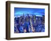 Chrysler Building and Midtown Manhattan Skyline, New York City, USA-Jon Arnold-Framed Photographic Print