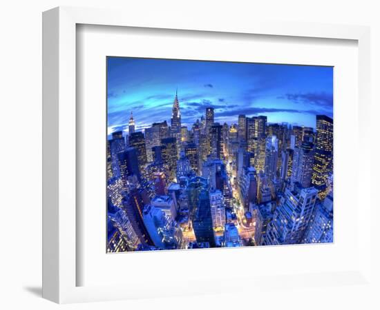 Chrysler Building and Midtown Manhattan Skyline, New York City, USA-Jon Arnold-Framed Photographic Print