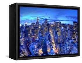 Chrysler Building and Midtown Manhattan Skyline, New York City, USA-Jon Arnold-Framed Stretched Canvas