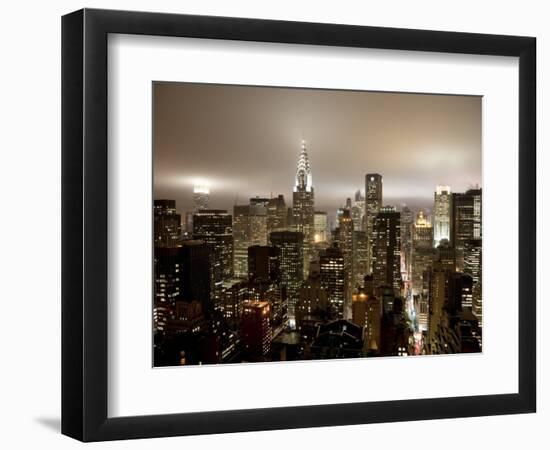 Chrysler Building and Midtown Manhattan Skyline, New York City, USA-Jon Arnold-Framed Photographic Print