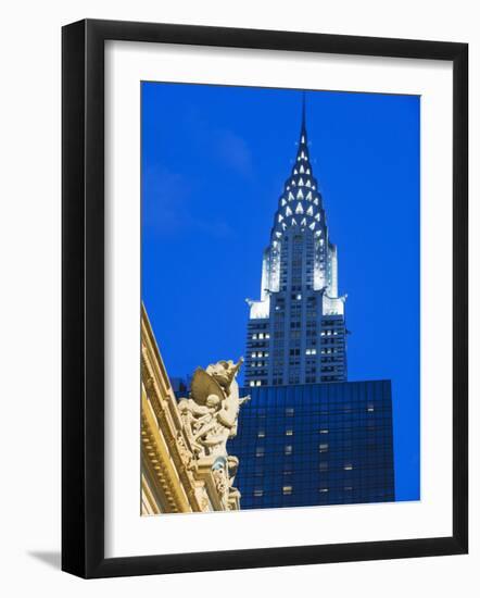 Chrysler Building at Grand Central Station, Manhattan-Christian Kober-Framed Photographic Print