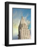 Chrysler Building Façade Spike-null-Framed Art Print