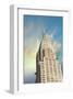 Chrysler Building Façade Spike-null-Framed Art Print