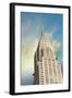 Chrysler Building Façade Spike-null-Framed Art Print