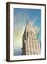 Chrysler Building Façade Spike-null-Framed Art Print