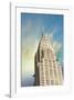 Chrysler Building Façade Spike-null-Framed Art Print