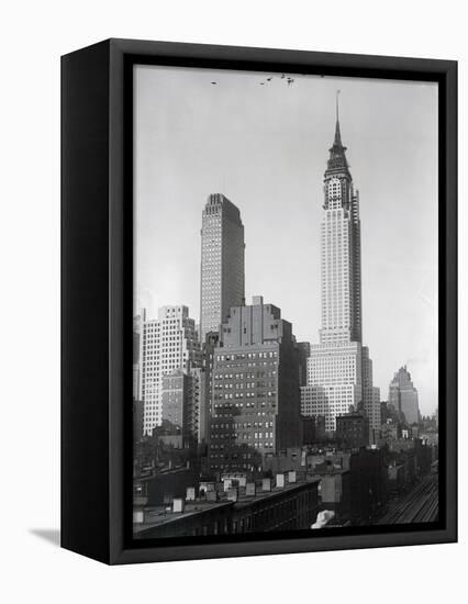 Chrysler Building in New York City-null-Framed Stretched Canvas