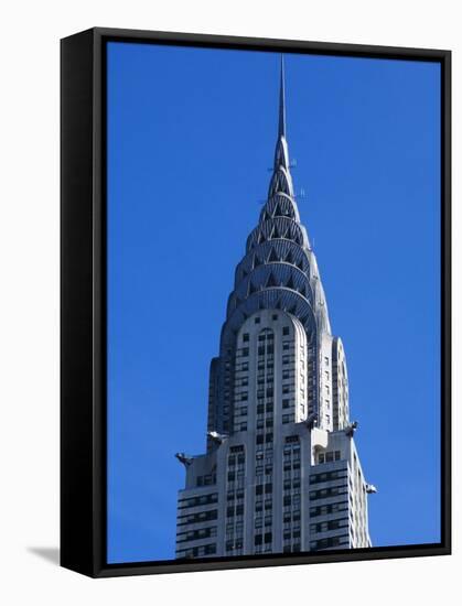 Chrysler Building, Manhattan, New York City, New York, USA-Amanda Hall-Framed Stretched Canvas