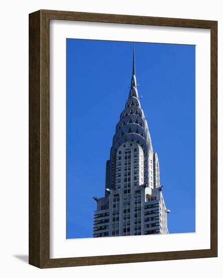 Chrysler Building, Manhattan, New York City, New York, USA-Amanda Hall-Framed Photographic Print