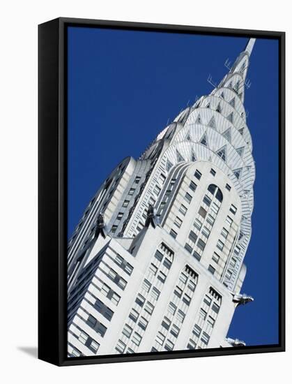 Chrysler Building, Manhattan, New York City, New York, USA-Amanda Hall-Framed Stretched Canvas