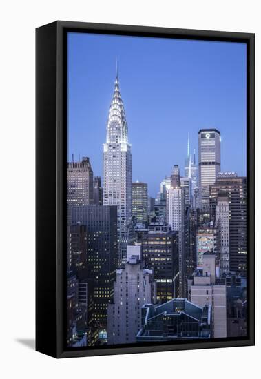 Chrysler Building, Manhattan, New York City, New York, USA-Jon Arnold-Framed Stretched Canvas