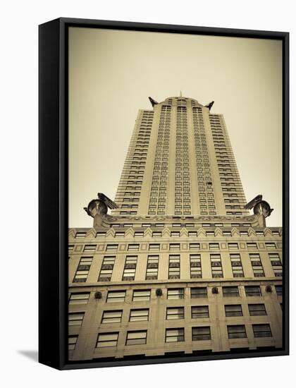 Chrysler Building, Midtown, Manhattan, New York City, USA-Jon Arnold-Framed Stretched Canvas