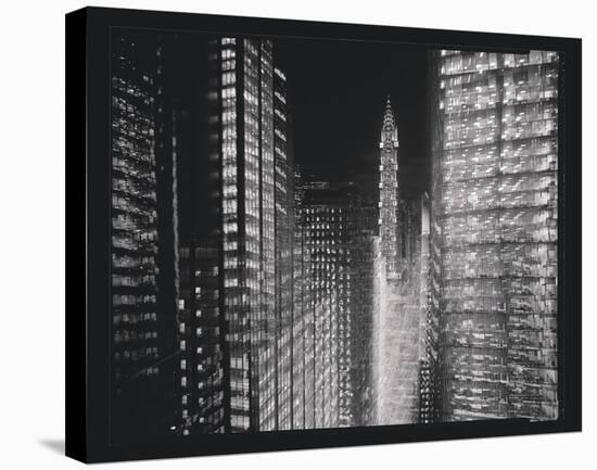 Chrysler Building Motion Landscape #4-Len Prince-Stretched Canvas