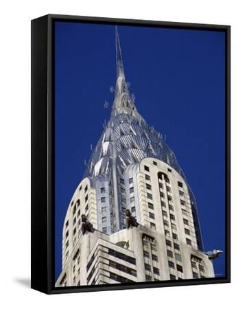 NYC Chrysler Building Landmarks SINGLE CANVAS WALL ART Picture Print VA 