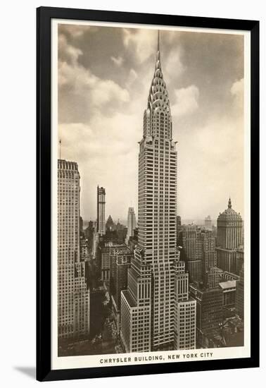 Chrysler Building, New York City-null-Framed Art Print