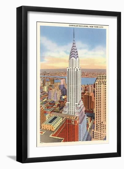 Chrysler Building, New York City-null-Framed Art Print