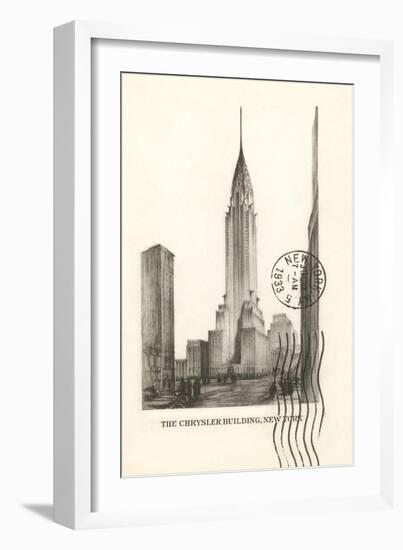 Chrysler Building, New York City-null-Framed Art Print