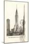 Chrysler Building, New York City-null-Mounted Art Print