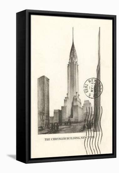 Chrysler Building, New York City-null-Framed Stretched Canvas