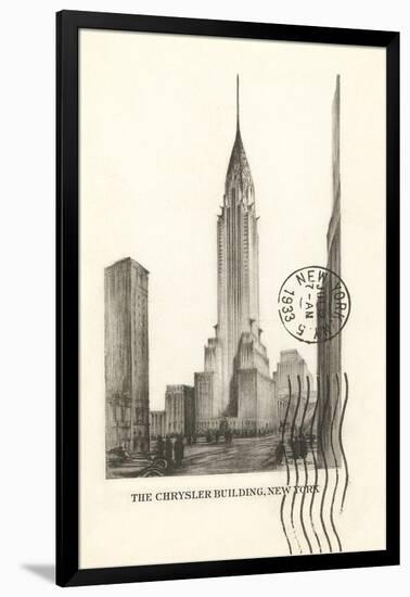 Chrysler Building, New York City-null-Framed Art Print