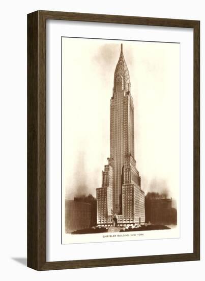 Chrysler Building, New York City-null-Framed Art Print