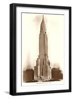 Chrysler Building, New York City-null-Framed Art Print