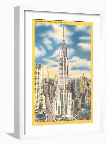 Chrysler Building, New York City-null-Framed Art Print