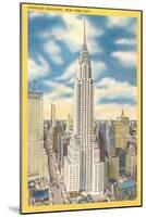 Chrysler Building, New York City-null-Mounted Art Print