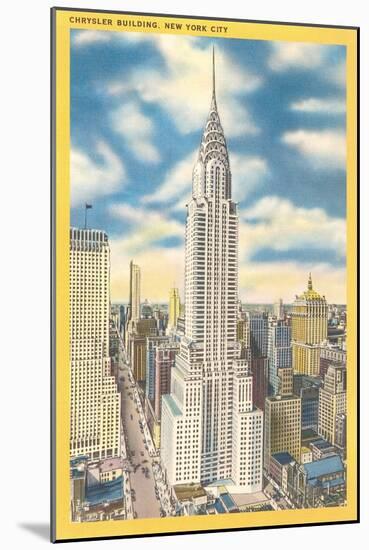 Chrysler Building, New York City-null-Mounted Art Print