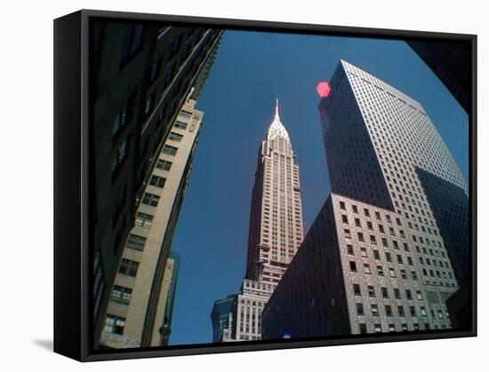 Chrysler Building New York USA, August 1999-null-Framed Stretched Canvas