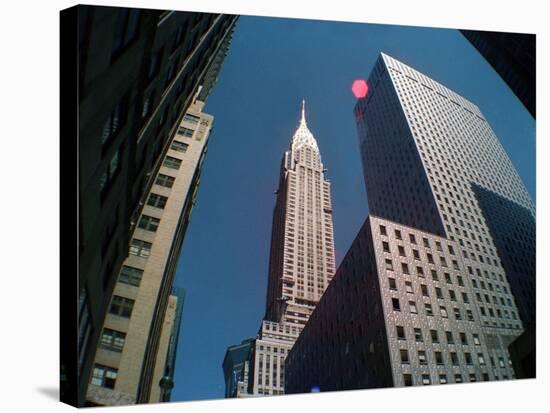 Chrysler Building New York USA, August 1999-null-Stretched Canvas