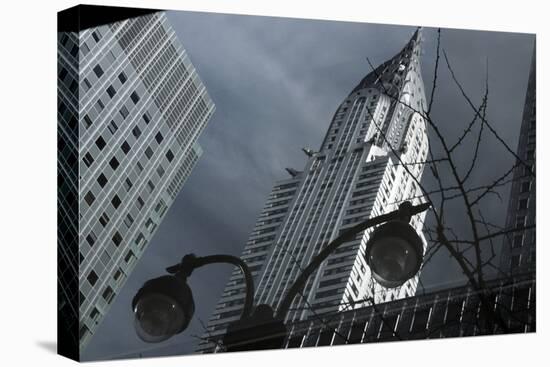 Chrysler Building Reflection-null-Stretched Canvas