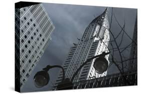 Chrysler Building Reflection-null-Stretched Canvas