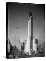 Chrysler Building under Construction-null-Stretched Canvas