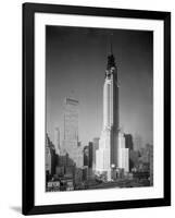 Chrysler Building under Construction-null-Framed Photographic Print