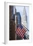 Chrysler Building with Star and Stripes, New York, USA-Peter Adams-Framed Photographic Print