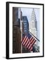 Chrysler Building with Star and Stripes, New York, USA-Peter Adams-Framed Photographic Print