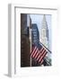 Chrysler Building with Star and Stripes, New York, USA-Peter Adams-Framed Photographic Print