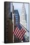 Chrysler Building with Star and Stripes, New York, USA-Peter Adams-Framed Stretched Canvas