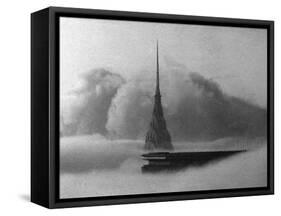 Chrysler Building-Dave Pickoff-Framed Stretched Canvas