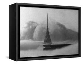 Chrysler Building-Dave Pickoff-Framed Stretched Canvas