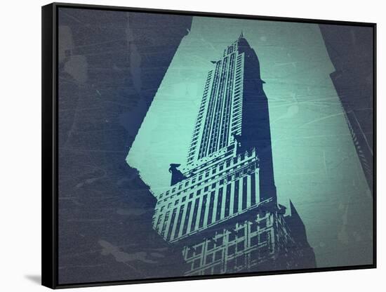 Chrysler Building-NaxArt-Framed Stretched Canvas