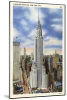 Chrysler Building-null-Mounted Art Print