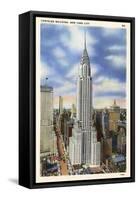 Chrysler Building-null-Framed Stretched Canvas