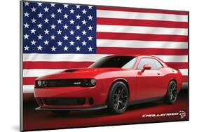 Chrysler - Challenger Hellcat-null-Mounted Art Print