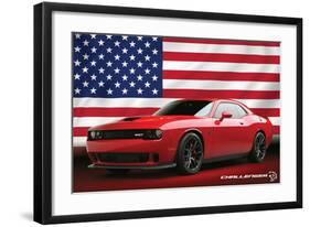 Chrysler - Challenger Hellcat-null-Framed Art Print