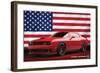 Chrysler - Challenger Hellcat-null-Framed Art Print